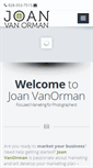 Mobile Screenshot of joanvanorman.com